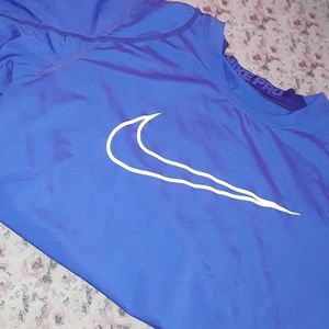 Nike blue dry fit shirt